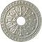 Ekena Millwork Warsaw Ceiling Medallion (Fits Canopies up to 3 1/2"), 18"OD x 3 1/2"ID x 1 3/8"P, Flash Copper CM18WAFCS - alternate 1